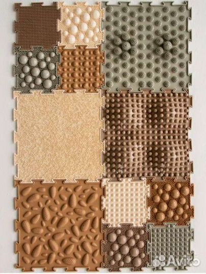 Коврик модульный ортопедический детский