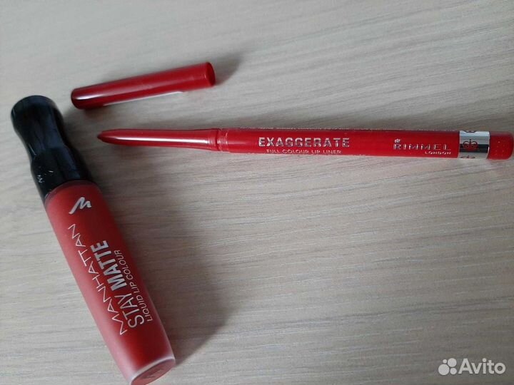 Rimmel помада матовая, карандаш для губ
