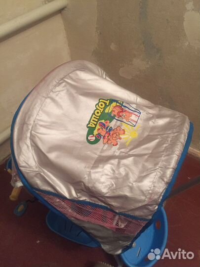 Велосипед детский, велосипед с ручкой, Тотоша