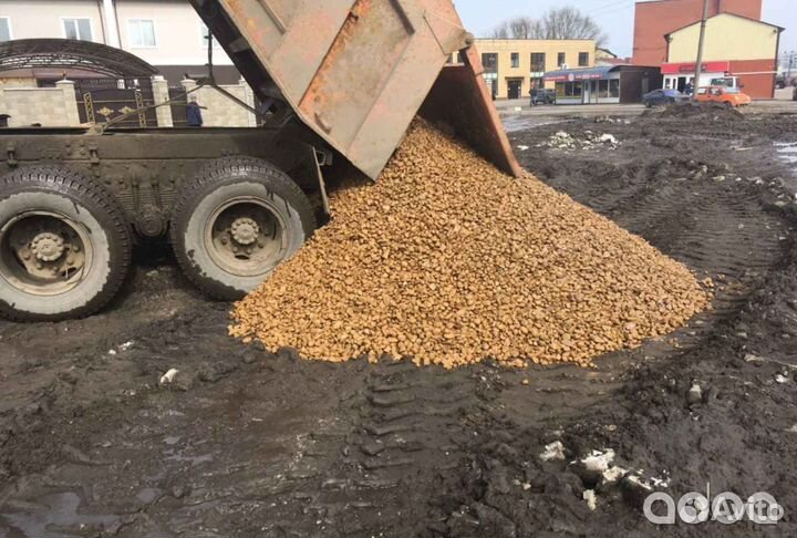 Щебень Окол Мура Галька Гпс Песок Отсев Перегной