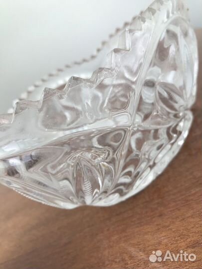Салатник хрустальный
