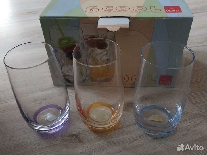 Бокалы для воды 6 штук