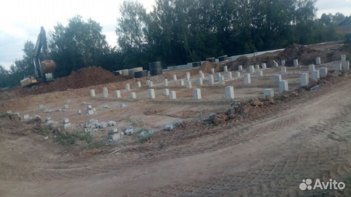 Железобетонные сваи для фундамента