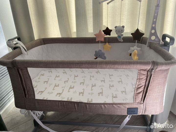 Приставная кроватка carrello luna