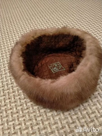 Шапка мужская из ондатры