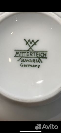 Фарфоровый чайный набор.Германия.Винтаж