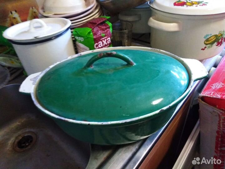 Казан чугунный утятница