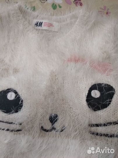 Вещи для девочки, джемперH&M, жилетка