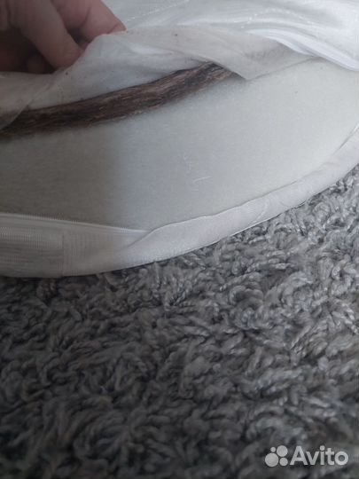 Матрас в овальную кроватку 125 х 75