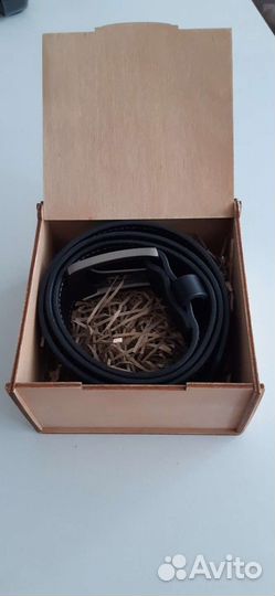 Мужской кожаный ремень ручной работы