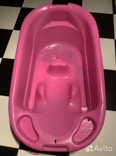 Ванночка с горкой для купания грудничка