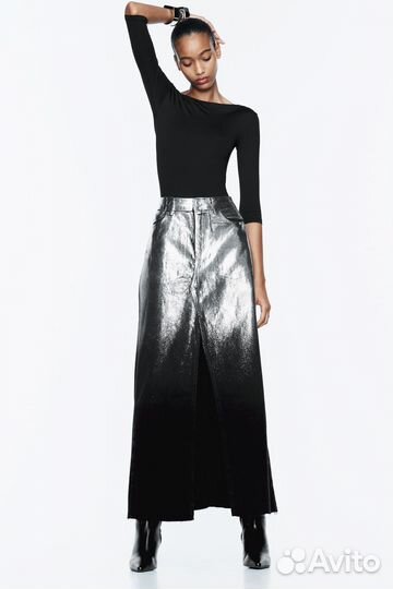 Джинсовая юбка Zara S в наличии