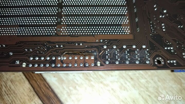 Материнская плата ам2 нерабочая+Феном Х3+кулер