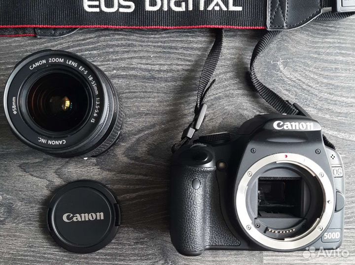 Canon EOS 500D + объектив 18 55 + сумка