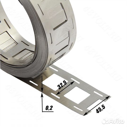 Никелированная лента 32700 2P без холдера