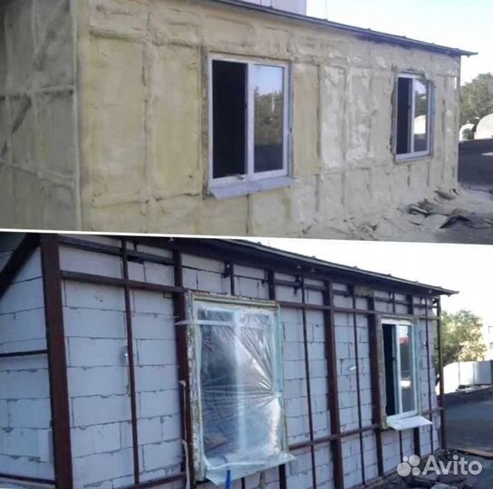 Утепление дома пенополиуретаном (ППУ)