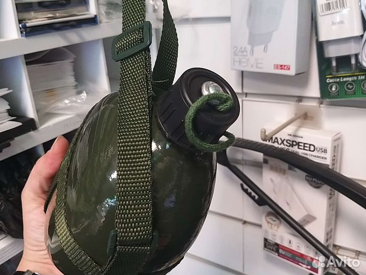 Фляжка тактическая на ремне