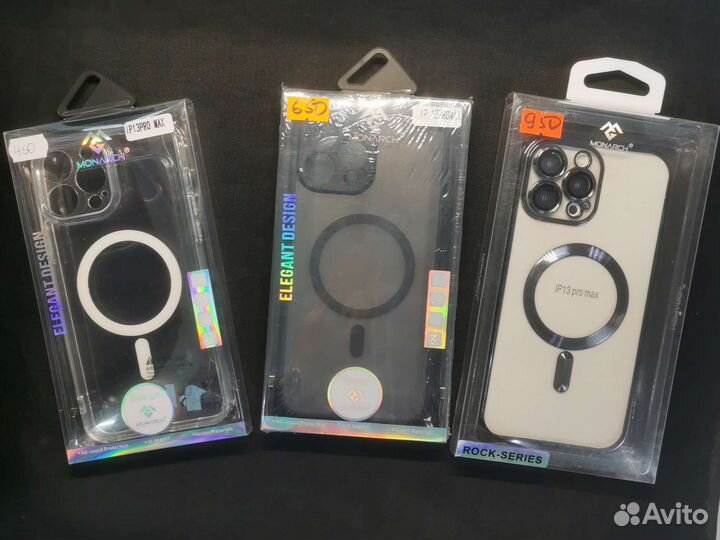 Прозрачные накладки с Mag Safe iPhone 13PM