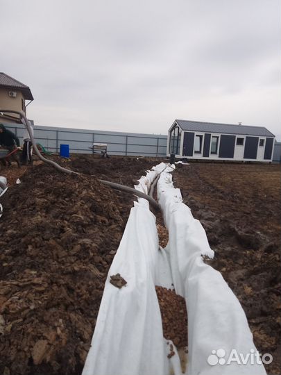 Дренаж участка. Земляные работы