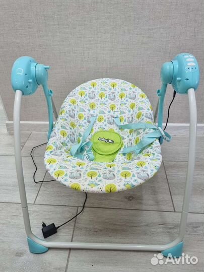 Детские электронные качели для новорожденных