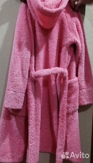 Халат махровый для девочки