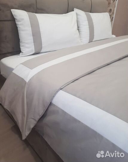 Премиальное постельное белье с отделкой