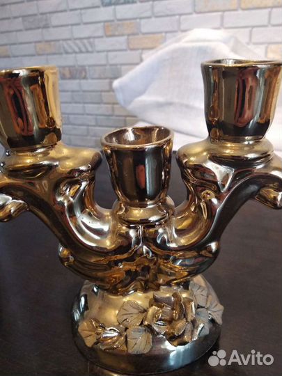 Подсвечник фарфор