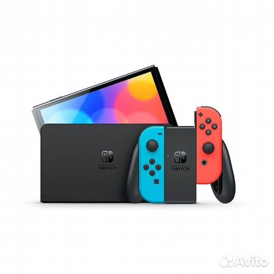 Игровая консоль Nintendo Switch Oled Red Blue 512