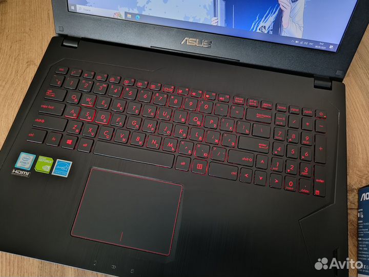 Игровой ноутбук Asus i7/GTX 1060/16GB RAM/SSD+HDD