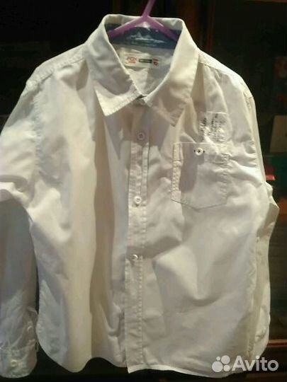 Рубашка Fox kids новая для школы р 124-133 см