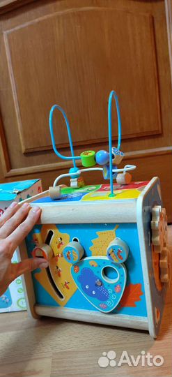 Деревянный сортер cube