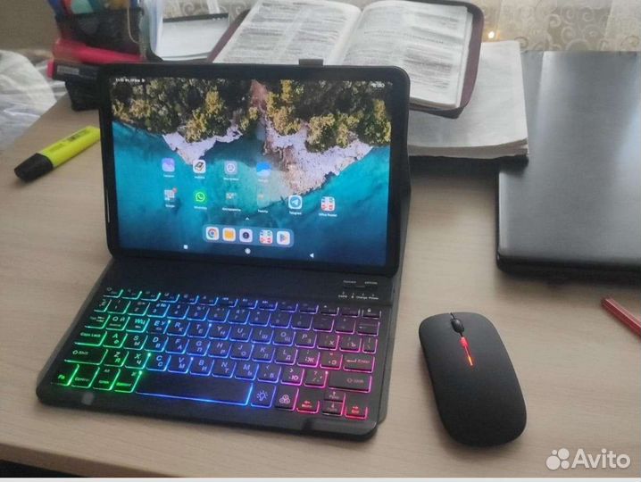 Xiaomi pad 5/5pro.Чехол с клавиатурой и мышь