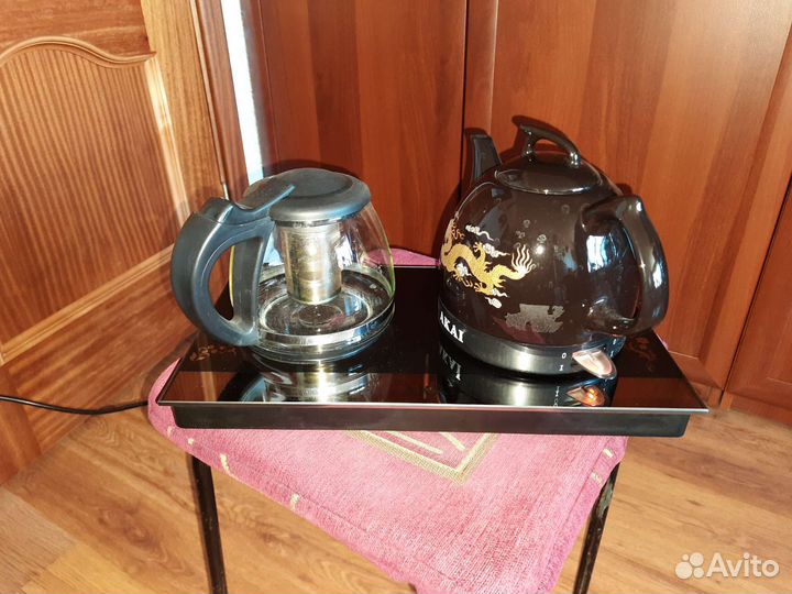 Чайники электрический и заварочный