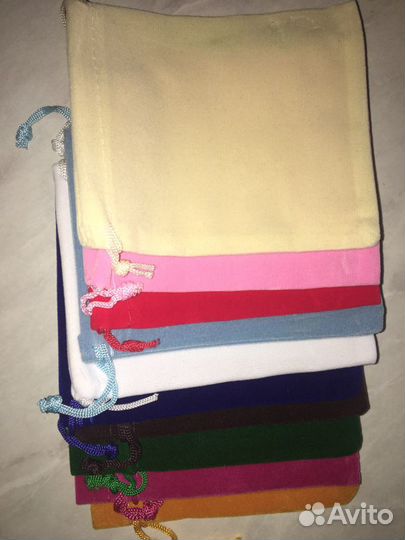 Набор бархатных мешочков