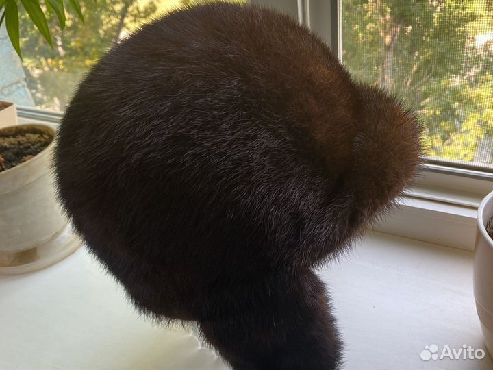 Женская норковая шапка