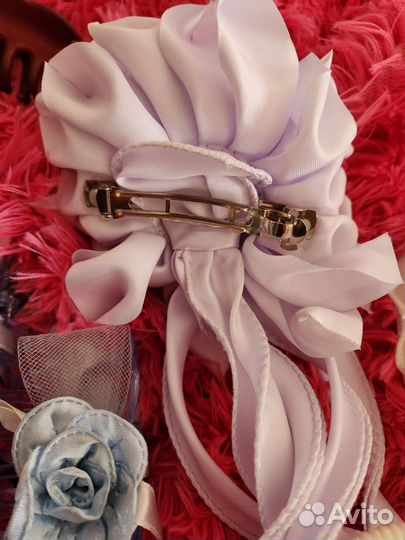 Заколки и бантики для девочки пакетом