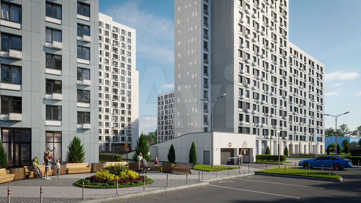 1-к. квартира, 37,4 м², 2/25 эт.