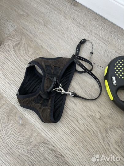 Поводок рулетка на тросе шлейка