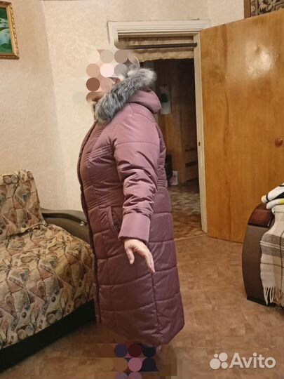 Пальто женское зимнее длинное