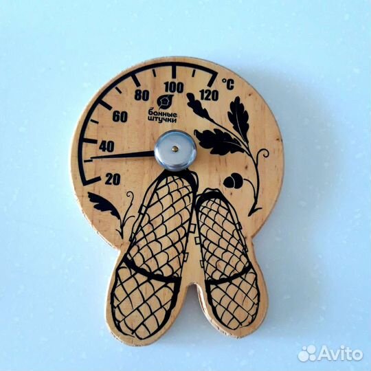 Банные штучки Термометр Лапти