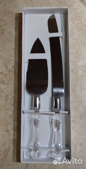 Набор нож и лопатка для свадебного торта