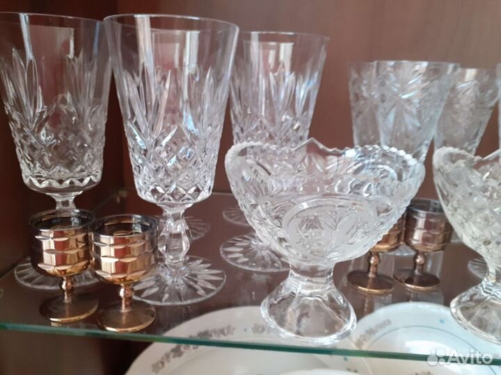 Конфетница хрусталь СССР