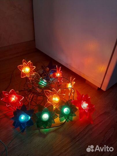 Елочная гирлянда Лилия СССР