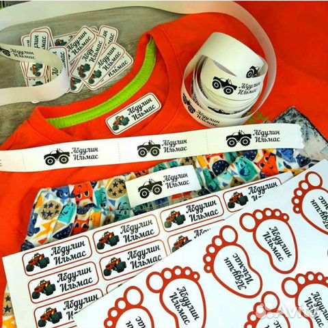 Бирки, этикетки, метки