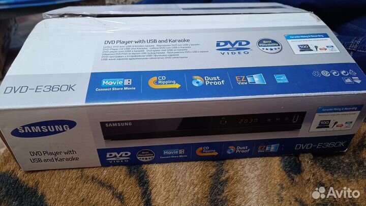 Dvd проигрыватель samsung DVD-E360K