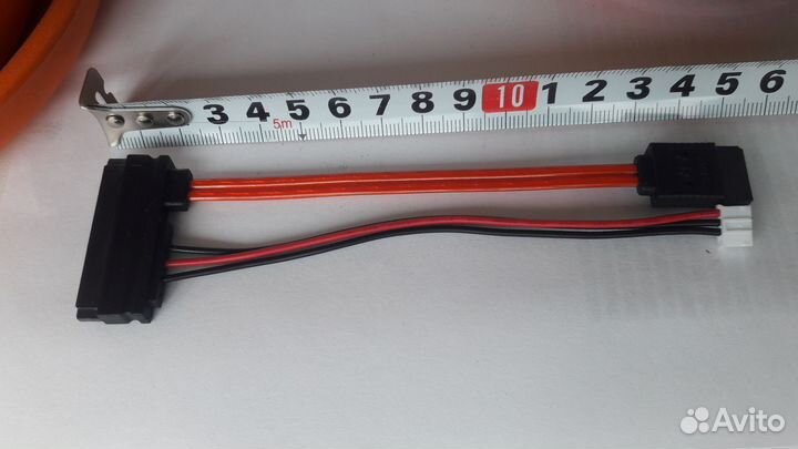 Переходник SATA 22pin на SATA 7pin + 4pin