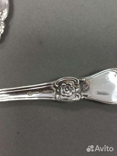 Столовые вилки Роза Мельхиор Знак качества СССР