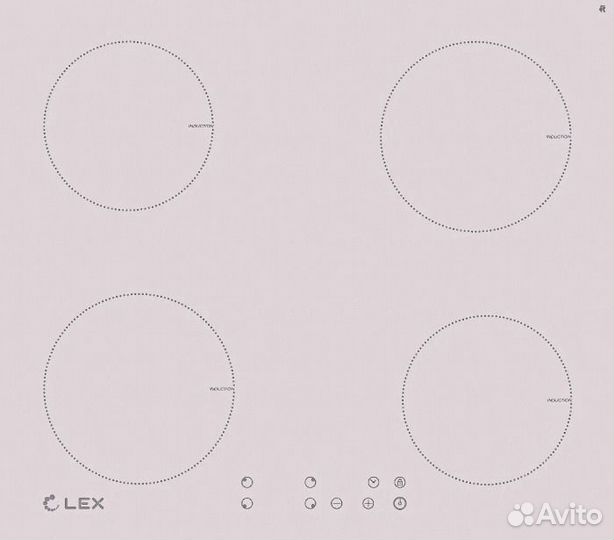 Варочная панель LEX EVI 640-1 WH Аквилон