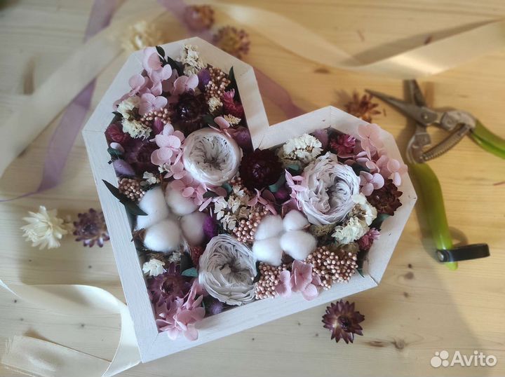 Букеты и композиции из сухоцветов на заказ