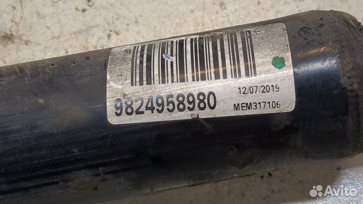 Амортизатор подвески левый задний Peugeot 3008, 2019